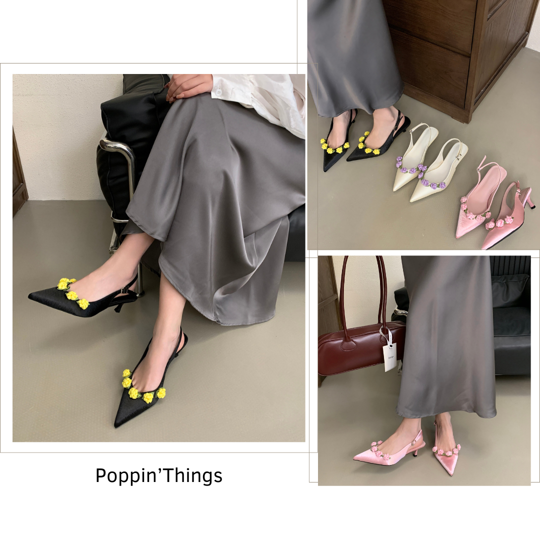 Blossom Slingback Heels
