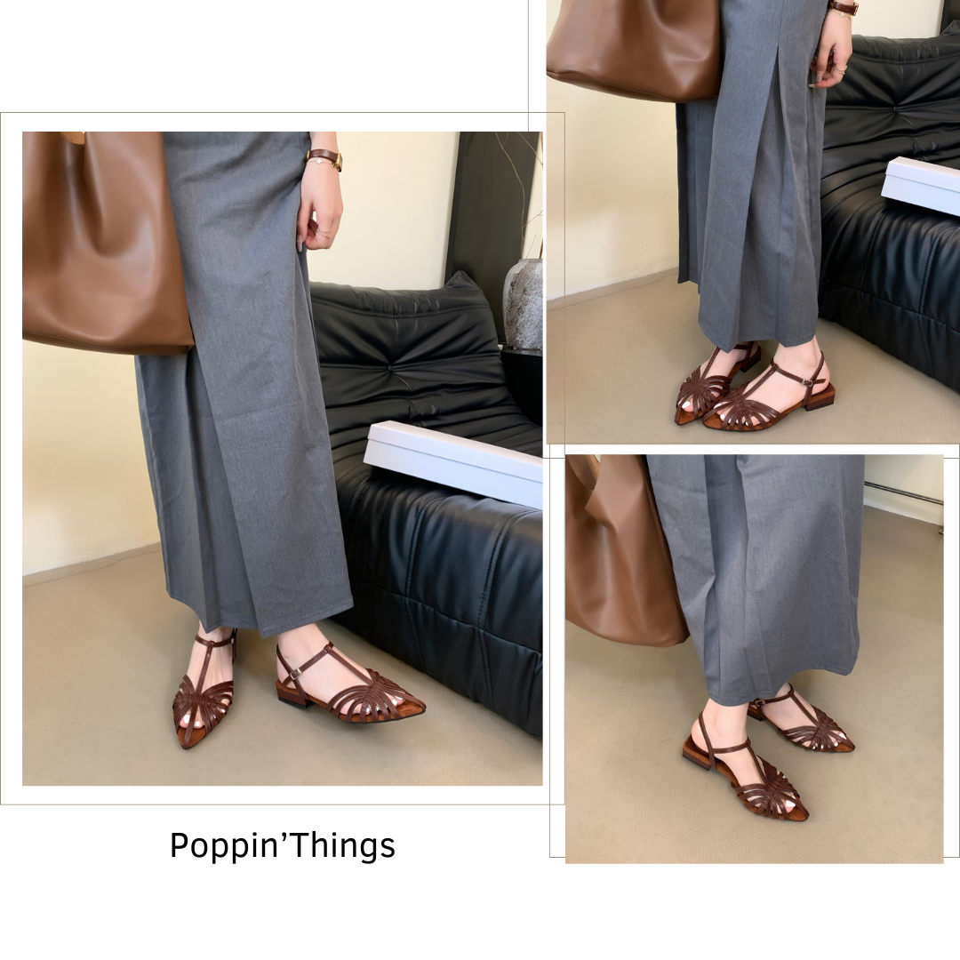 Art Deco Sling Flats