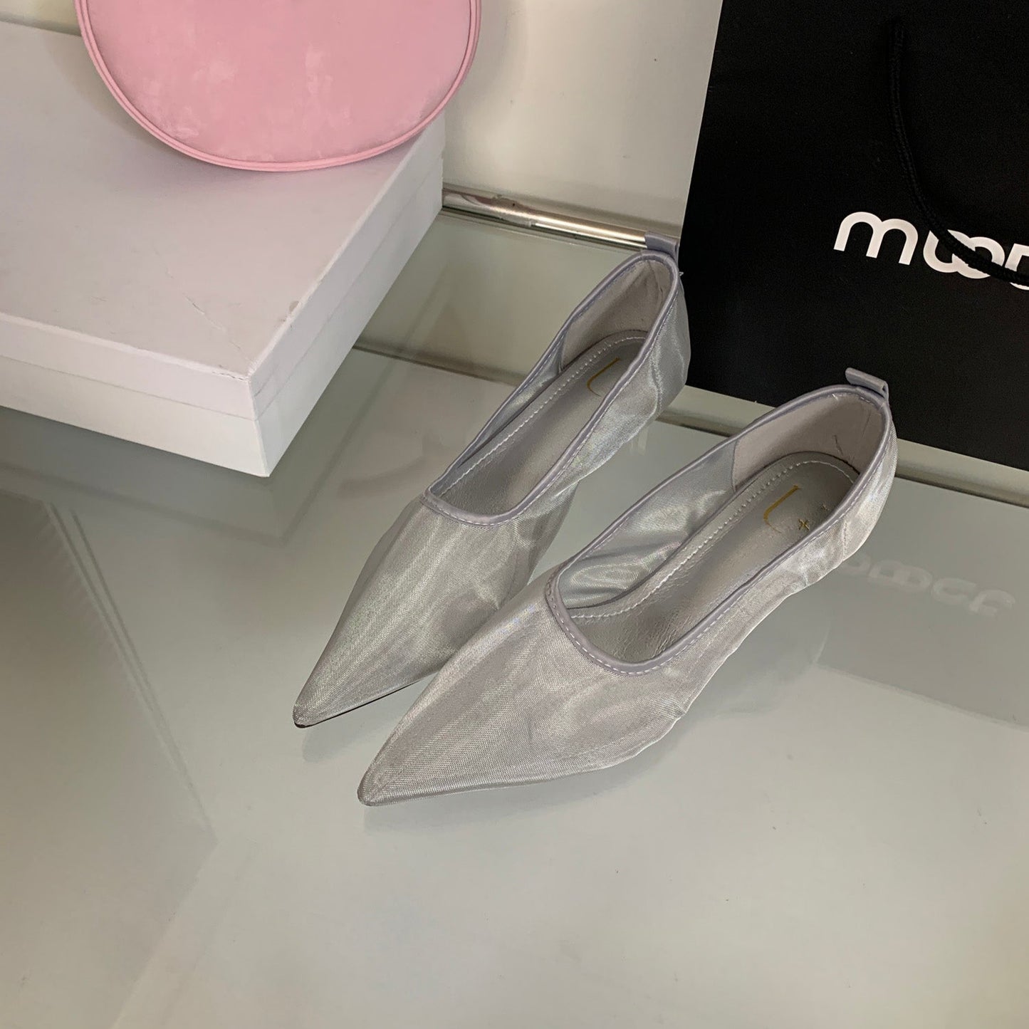 Ballet Mist Heels silver
