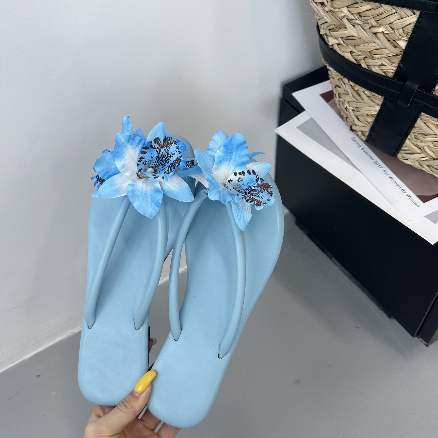 Bloom Tides Sandals Blue