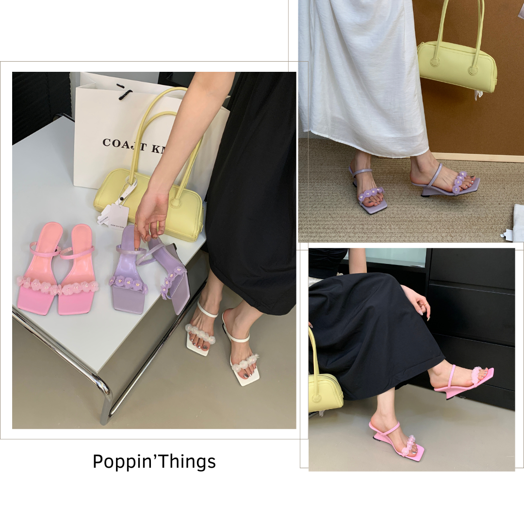 Sweet Floral Mules All