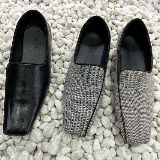 Square-Toe Flats